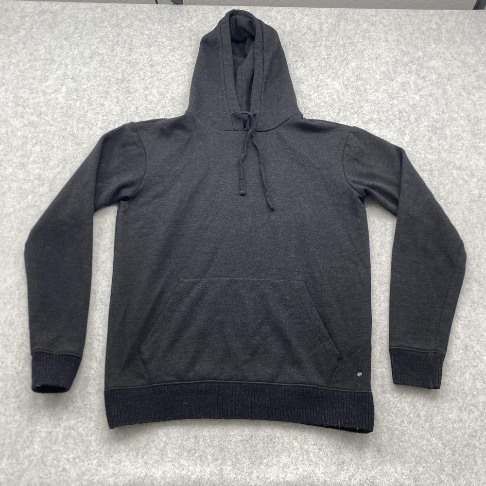 AllSaints Elders Pullover Hoodie Mens XS Gray Fleece Kangaroo Sweatshirt MF027K